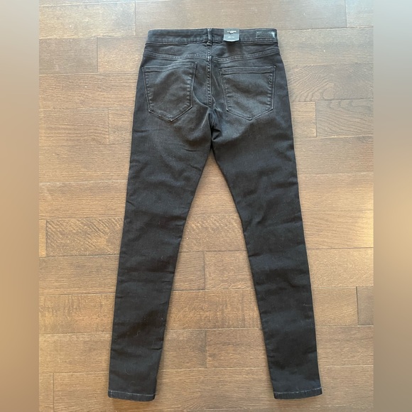 New with tags Scotch & Soda black skinny jeans size 29/32 fits like 25/32 - Picture 2 of 5